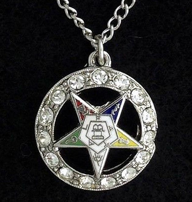 Eastern star sales necklace pendant